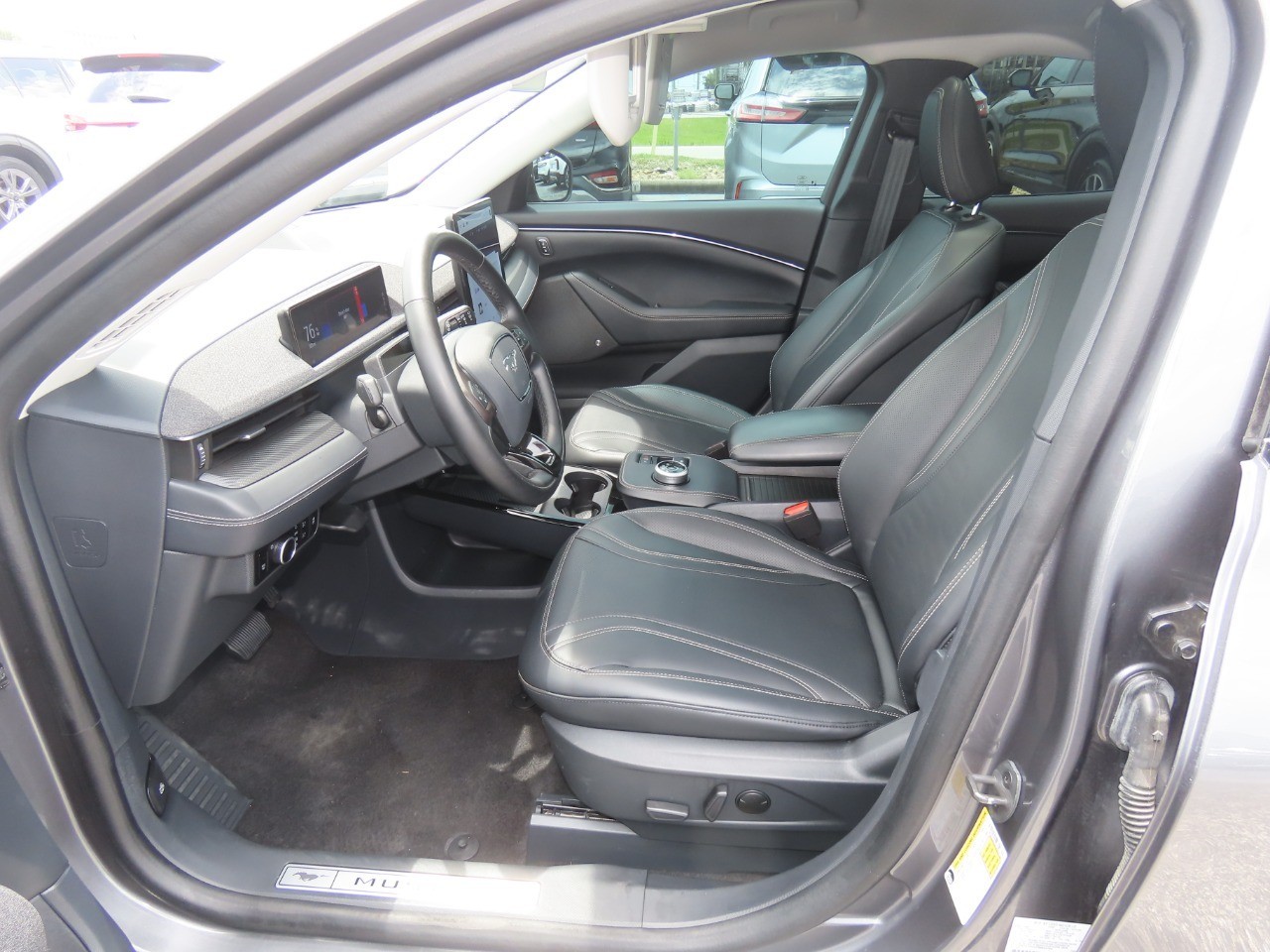 2023 Ford Mustang Mach-E Premium Carbonized Gray Metallic at Planet Ford