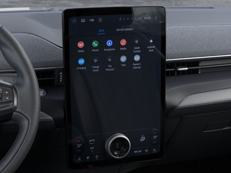 2025 Ford Mustang Mach-E Premium Glacier Gray Metallic TriCoat at Planet Ford