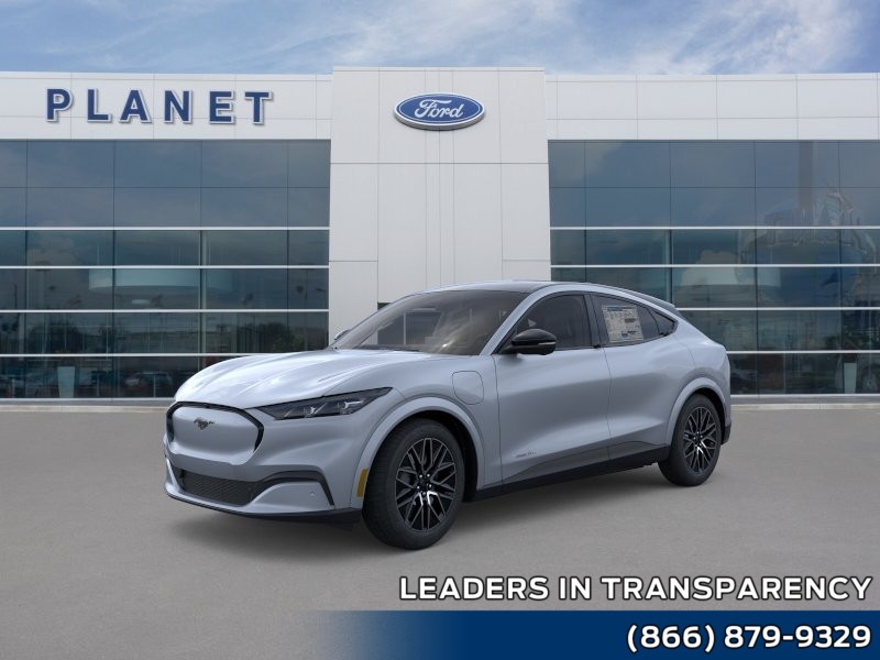 2026 Ford Mustang Mach-E Premium Glacier Gray Metallic TriCoat at Planet Ford