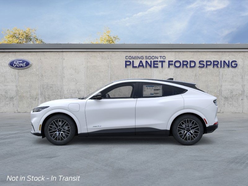 2025 Ford Mustang Mach-E Premium Star White Metallic Tri-Coat at Planet Ford