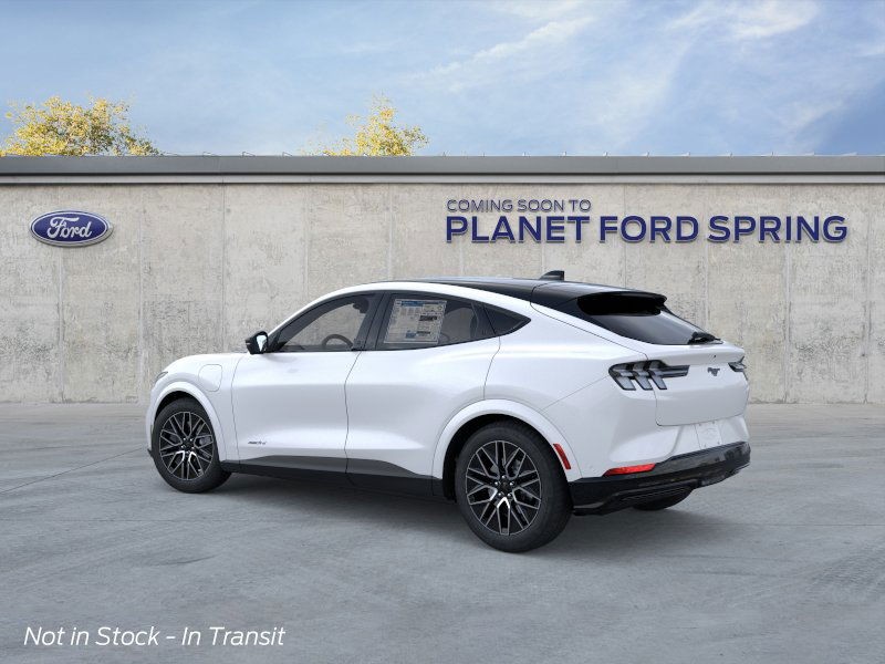 2025 Ford Mustang Mach-E Premium Star White Metallic Tri-Coat at Planet Ford