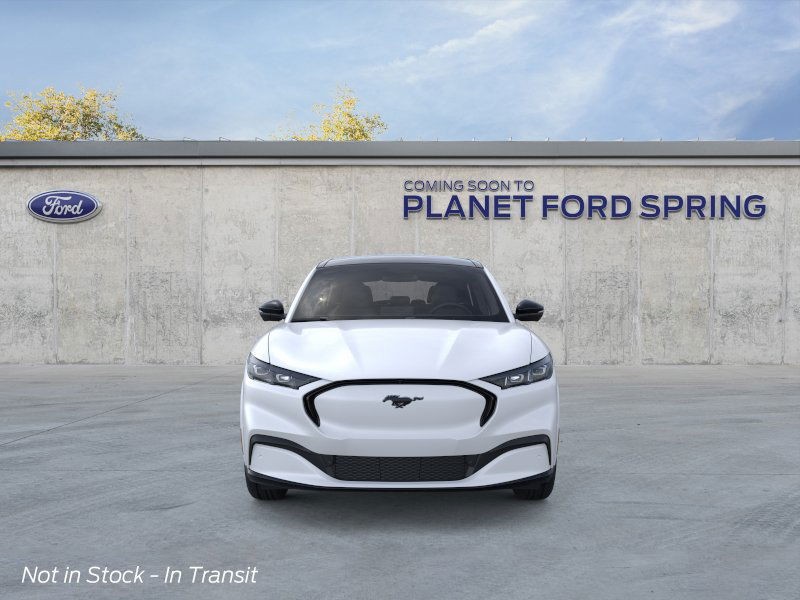 2025 Ford Mustang Mach-E Premium Star White Metallic Tri-Coat at Planet Ford