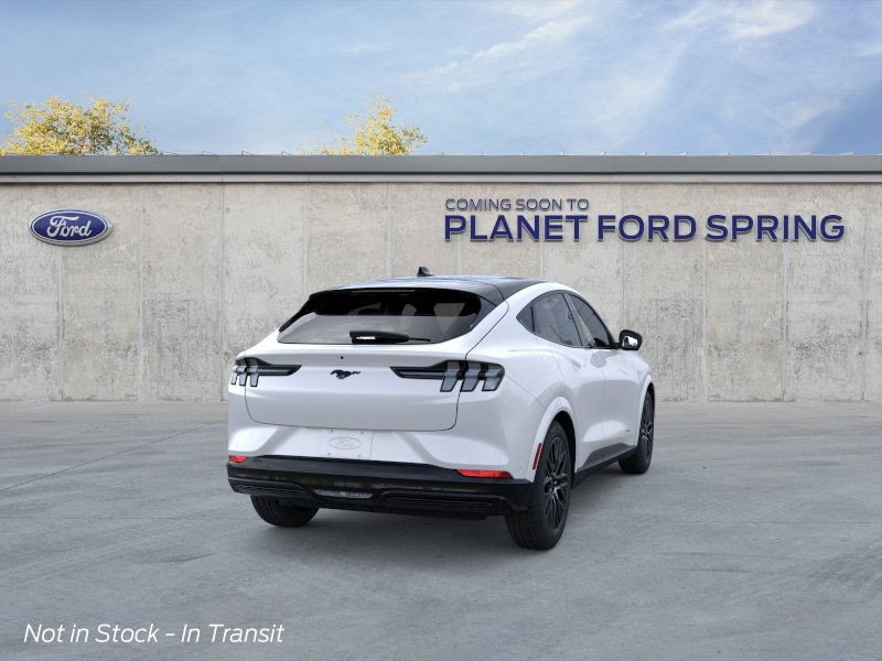 2025 Ford Mustang Mach-E Premium Star White Metallic Tri-Coat at Planet Ford
