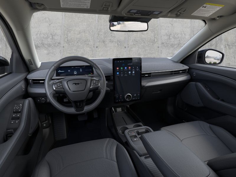 2025 Ford Mustang Mach-E Premium Star White Metallic Tri-Coat at Planet Ford