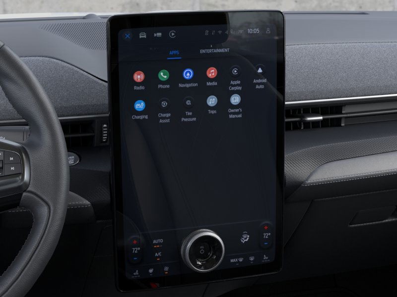 2025 Ford Mustang Mach-E Premium Star White Metallic Tri-Coat at Planet Ford