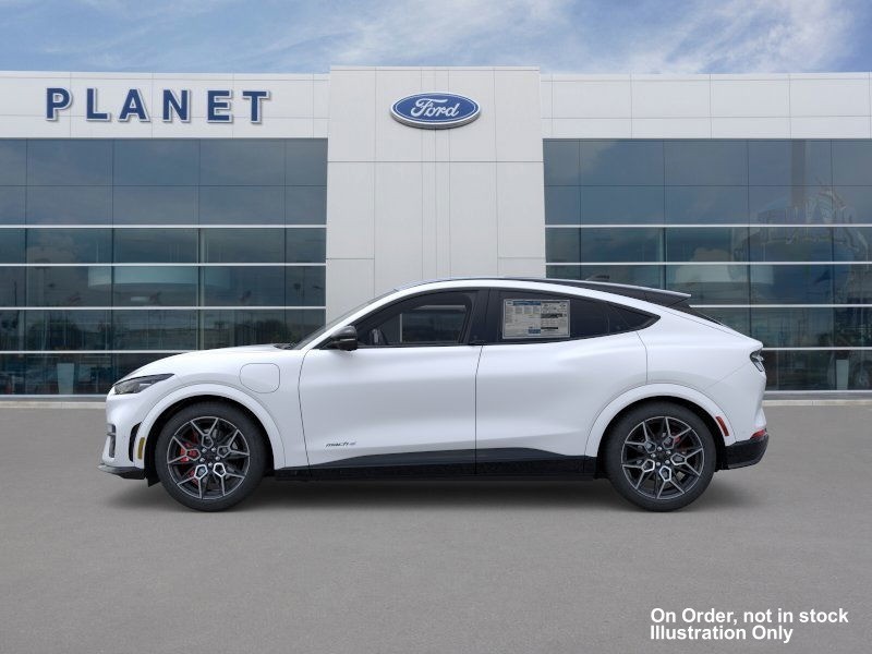 2025 Ford Mustang Mach-E GT Glacier Gray Metallic TriCoat at Planet Ford