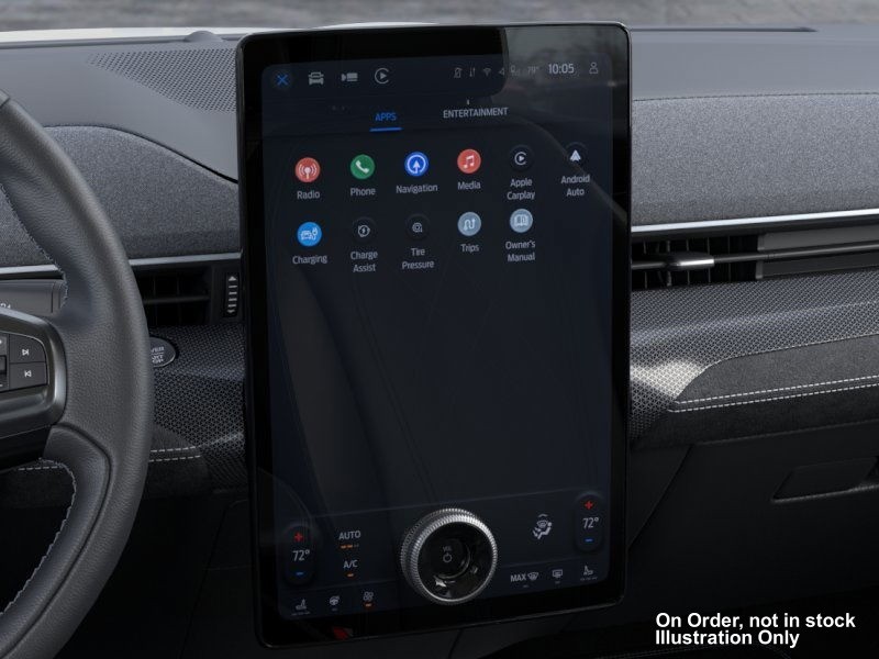 2025 Ford Mustang Mach-E GT Glacier Gray Metallic TriCoat at Planet Ford