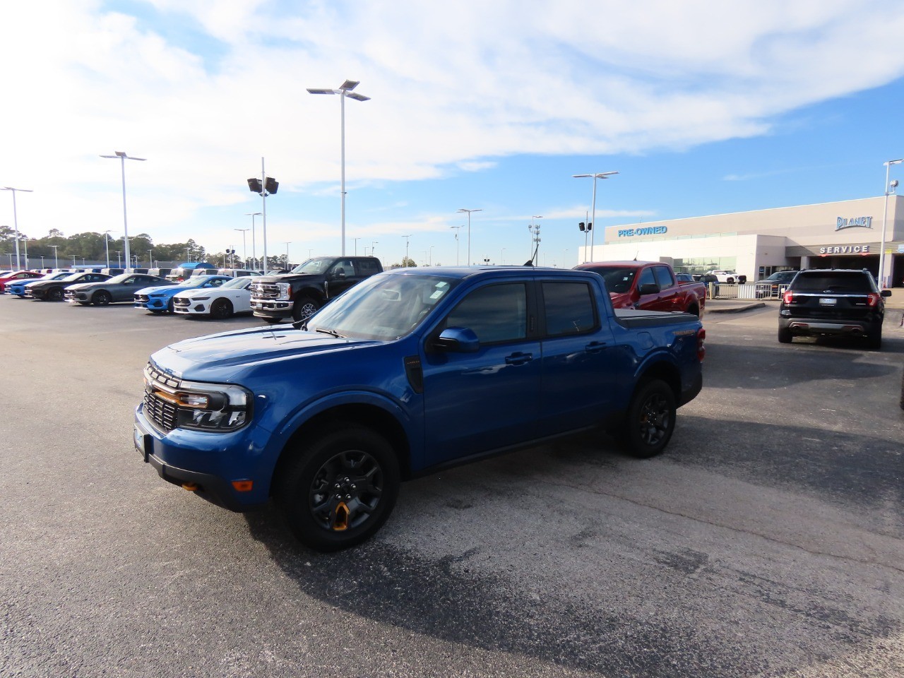 2023 Ford Maverick LARIAT Advanced Atlas Blue Metallic at Planet Ford