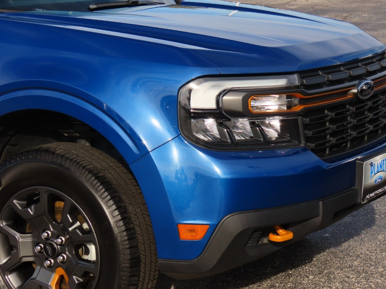 2023 Ford Maverick LARIAT Advanced Atlas Blue Metallic at Planet Ford