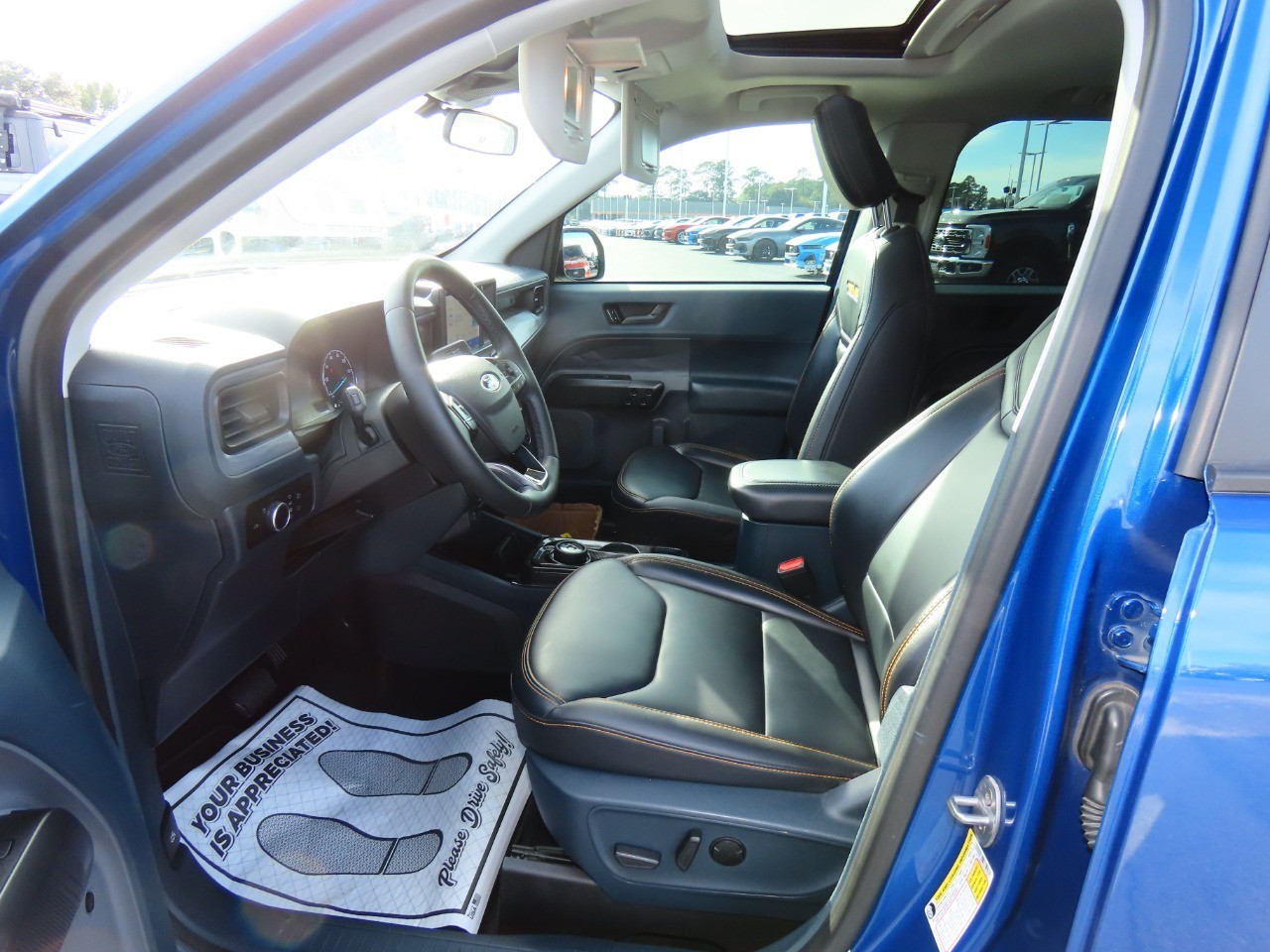 2023 Ford Maverick LARIAT Advanced Atlas Blue Metallic at Planet Ford