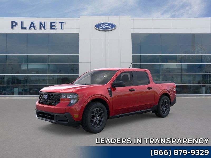 2025 Ford Maverick XLT Ruby Red Metallic Tinted Clearcoat at Planet Ford