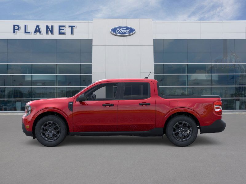 2025 Ford Maverick XLT Ruby Red Metallic Tinted Clearcoat at Planet Ford