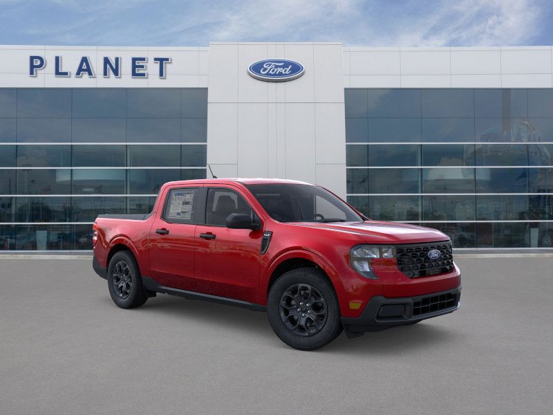 2025 Ford Maverick XLT Ruby Red Metallic Tinted Clearcoat at Planet Ford