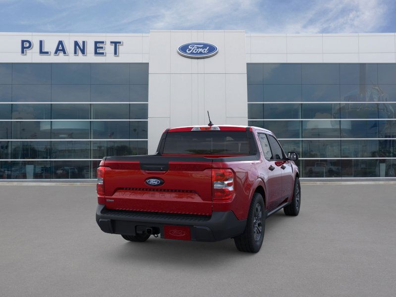 2025 Ford Maverick XLT Ruby Red Metallic Tinted Clearcoat at Planet Ford