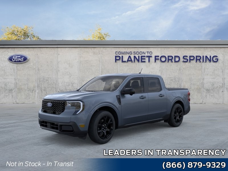 2026 Ford Maverick LARIAT Azure Gray Metallic Tri-Coat at Planet Ford