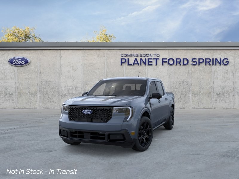 2026 Ford Maverick LARIAT Azure Gray Metallic Tri-Coat at Planet Ford