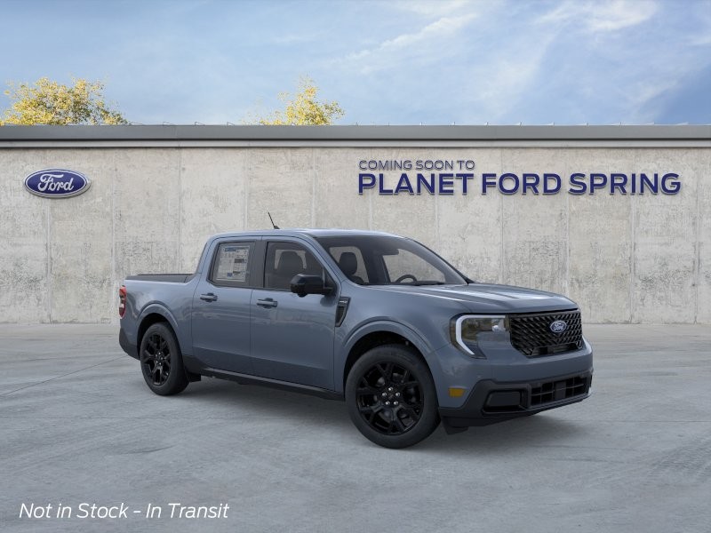 2026 Ford Maverick LARIAT Azure Gray Metallic Tri-Coat at Planet Ford