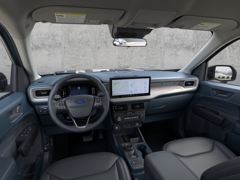 2026 Ford Maverick LARIAT Azure Gray Metallic Tri-Coat at Planet Ford