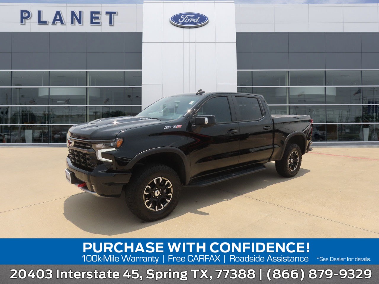 2023 Chevrolet Silverado 1500 ZR2 Black at Planet Ford