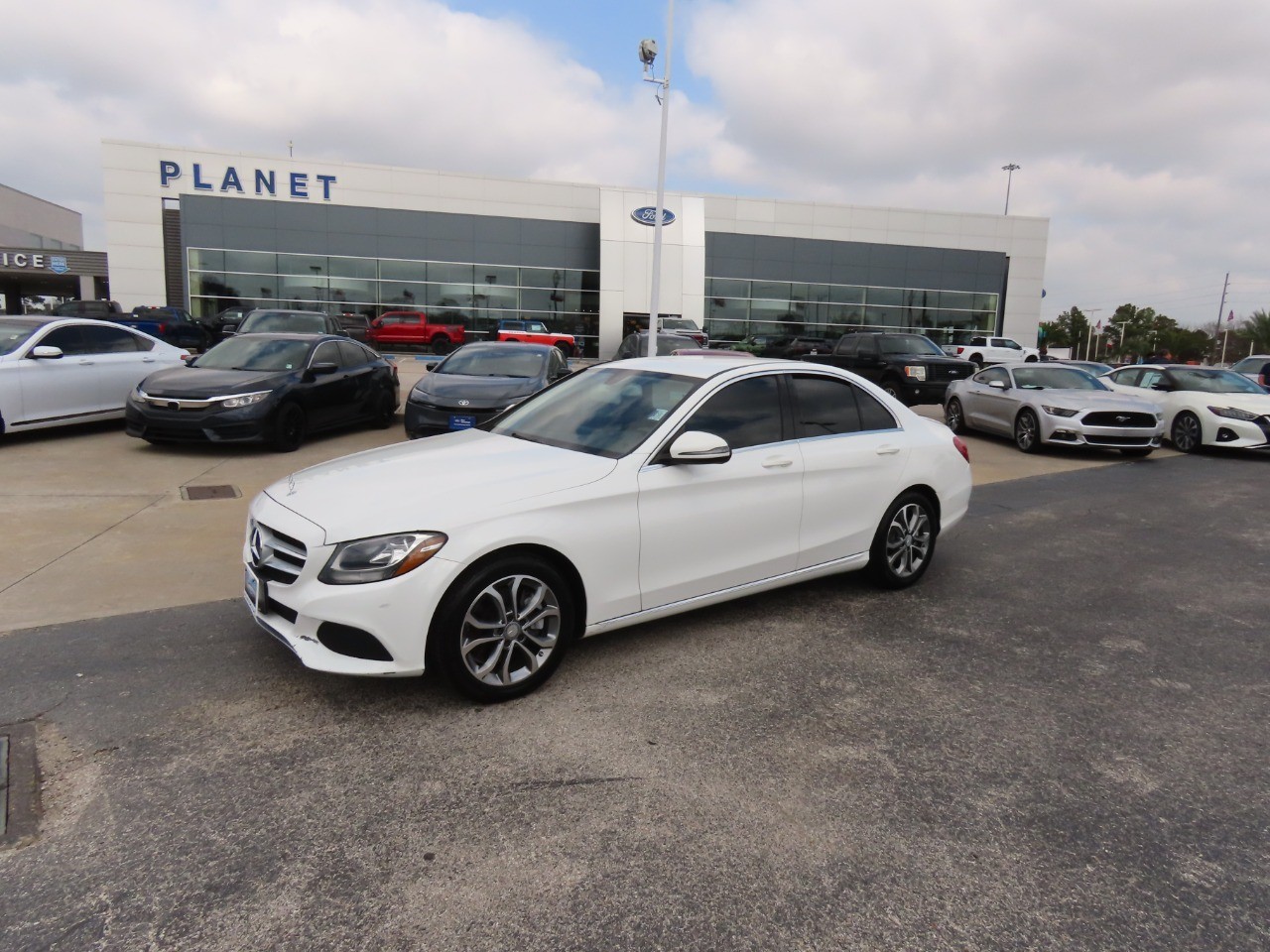 used 2016 Mercedes-Benz C-Class car, priced at $13,999