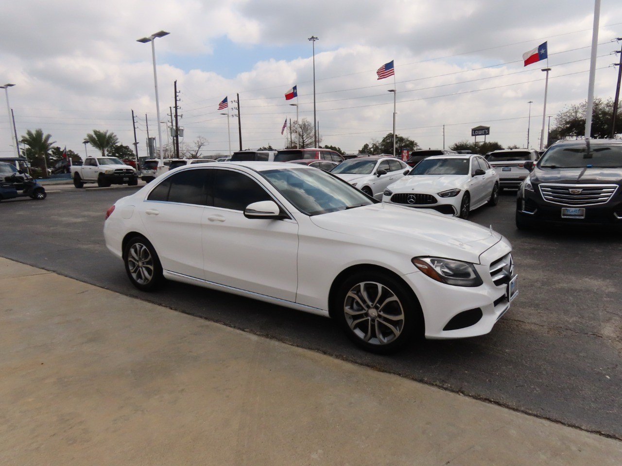 used 2016 Mercedes-Benz C-Class car, priced at $13,999
