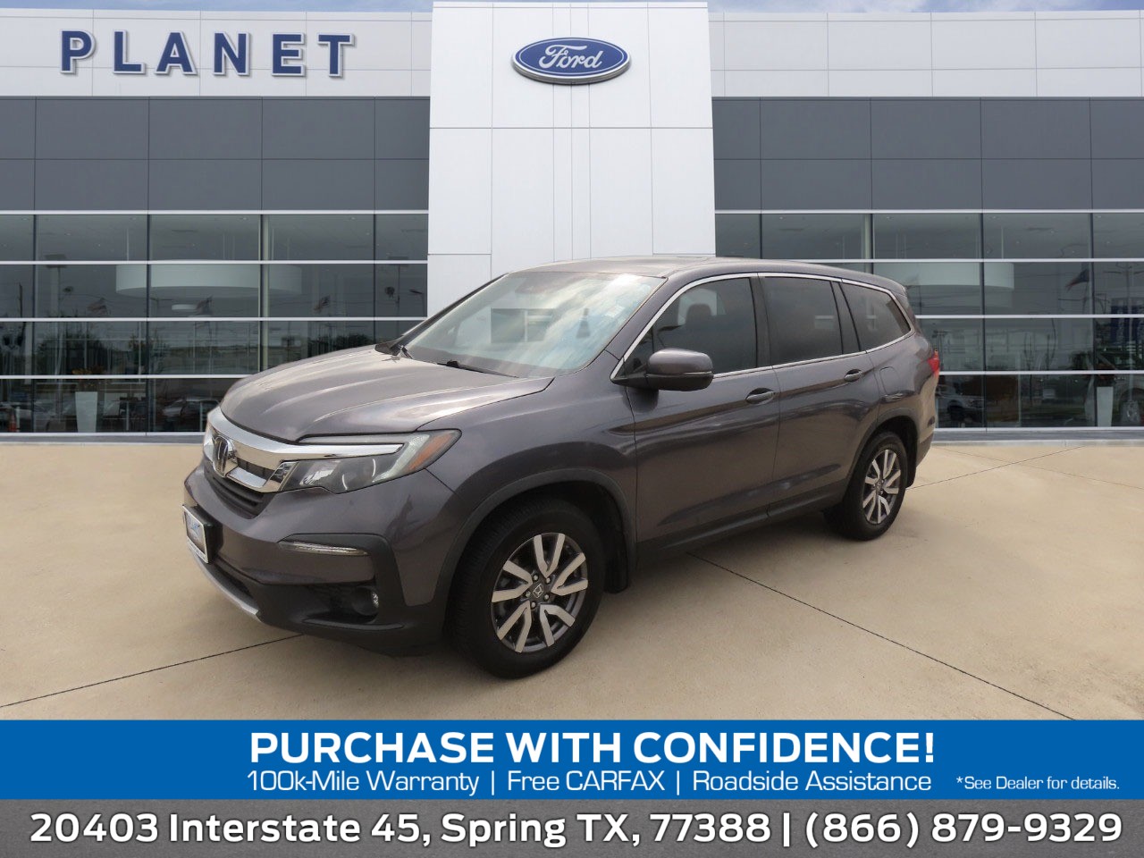 used 2021 Honda Pilot car, priced at $22,999