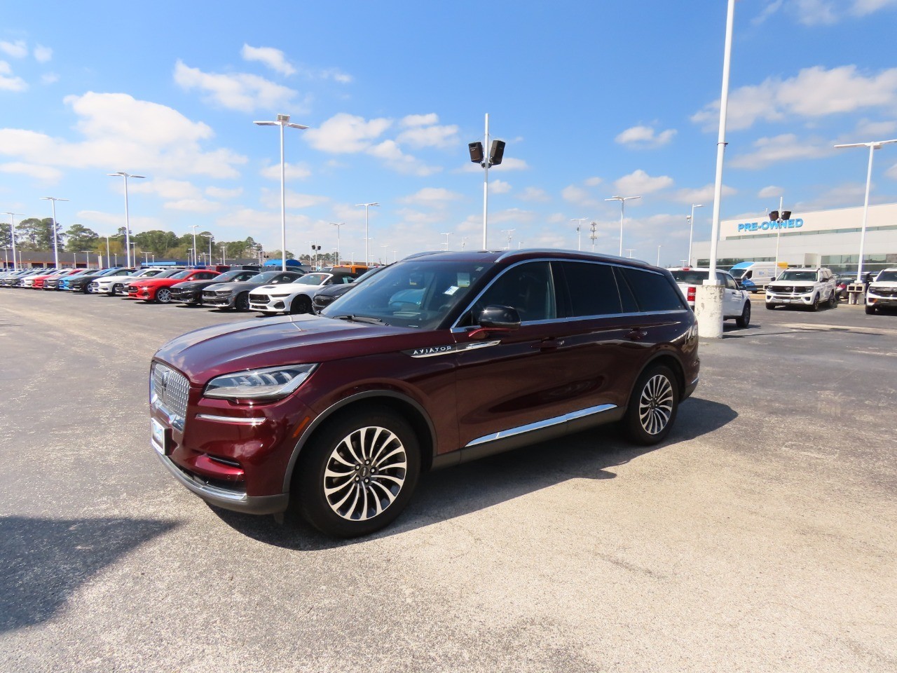 used 2022 Lincoln Aviator car, priced at $30,911