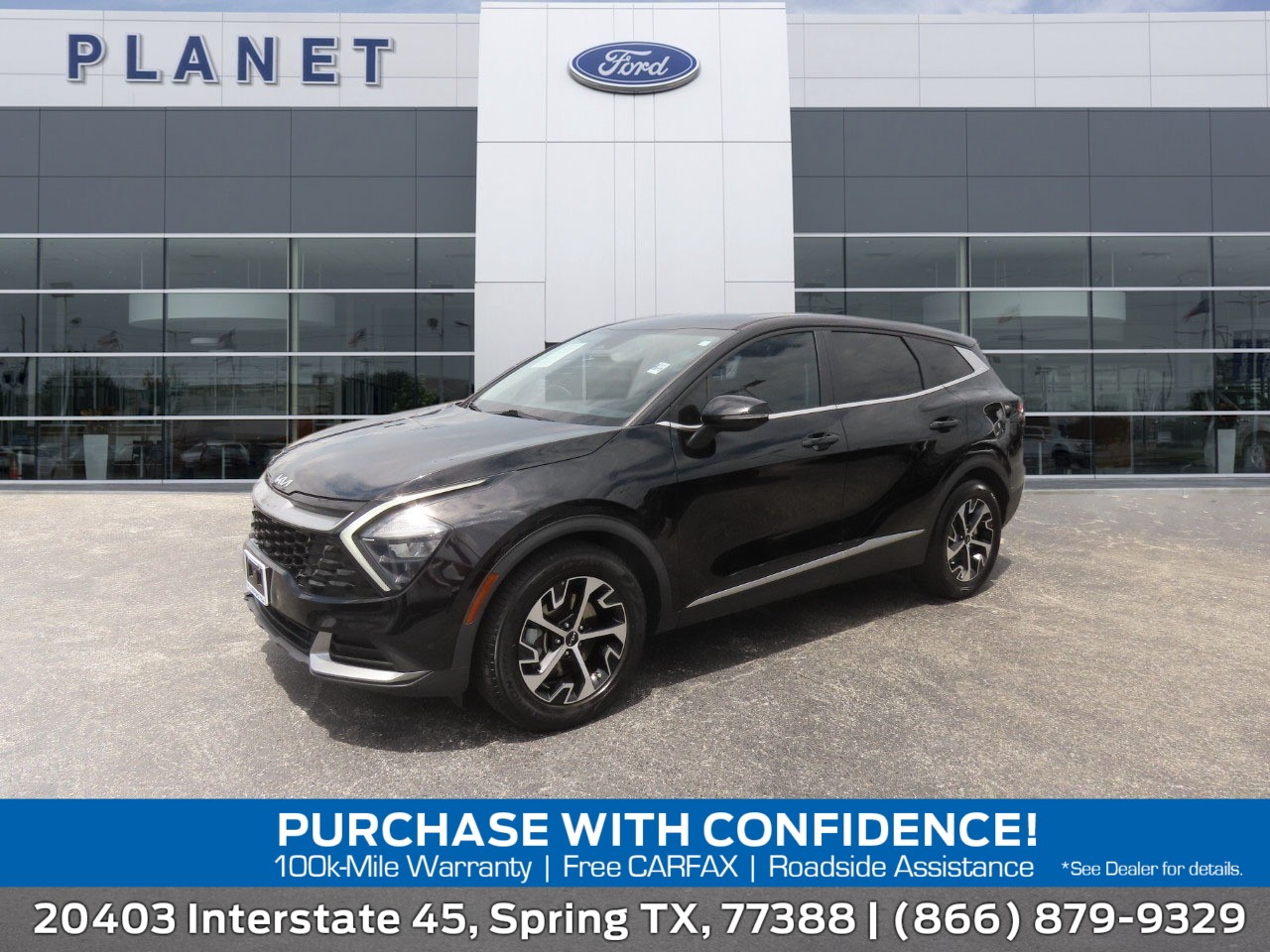 2023 Kia Sportage EX Ebony Black at Planet Ford