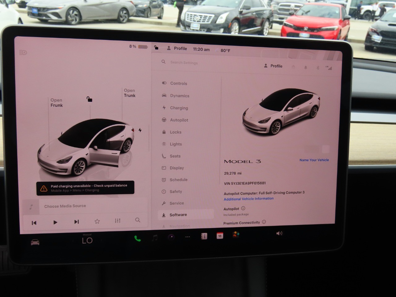 used 2023 Tesla Model 3 car, priced at $26,999