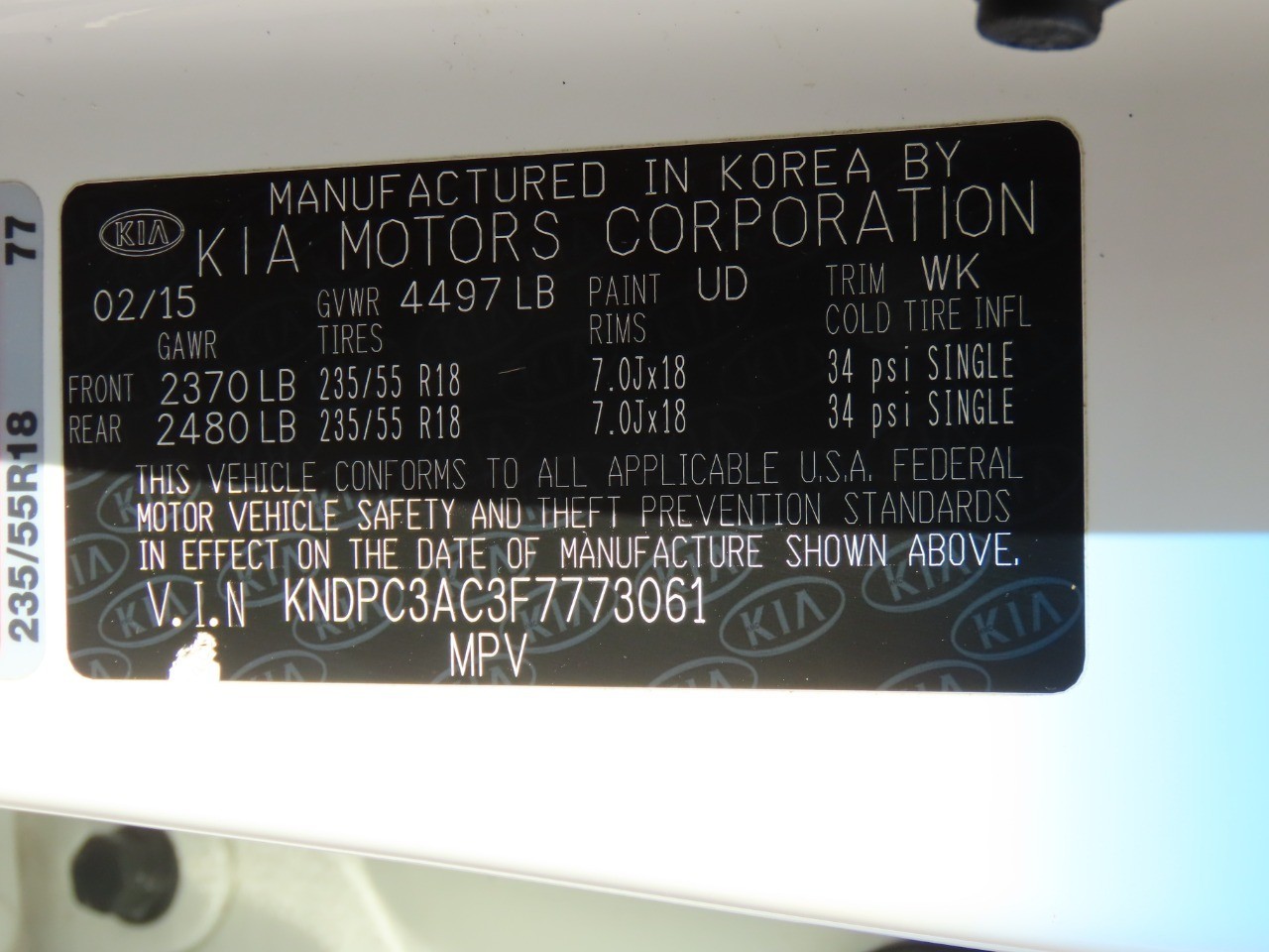 used 2015 Kia Sportage car, priced at $12,999