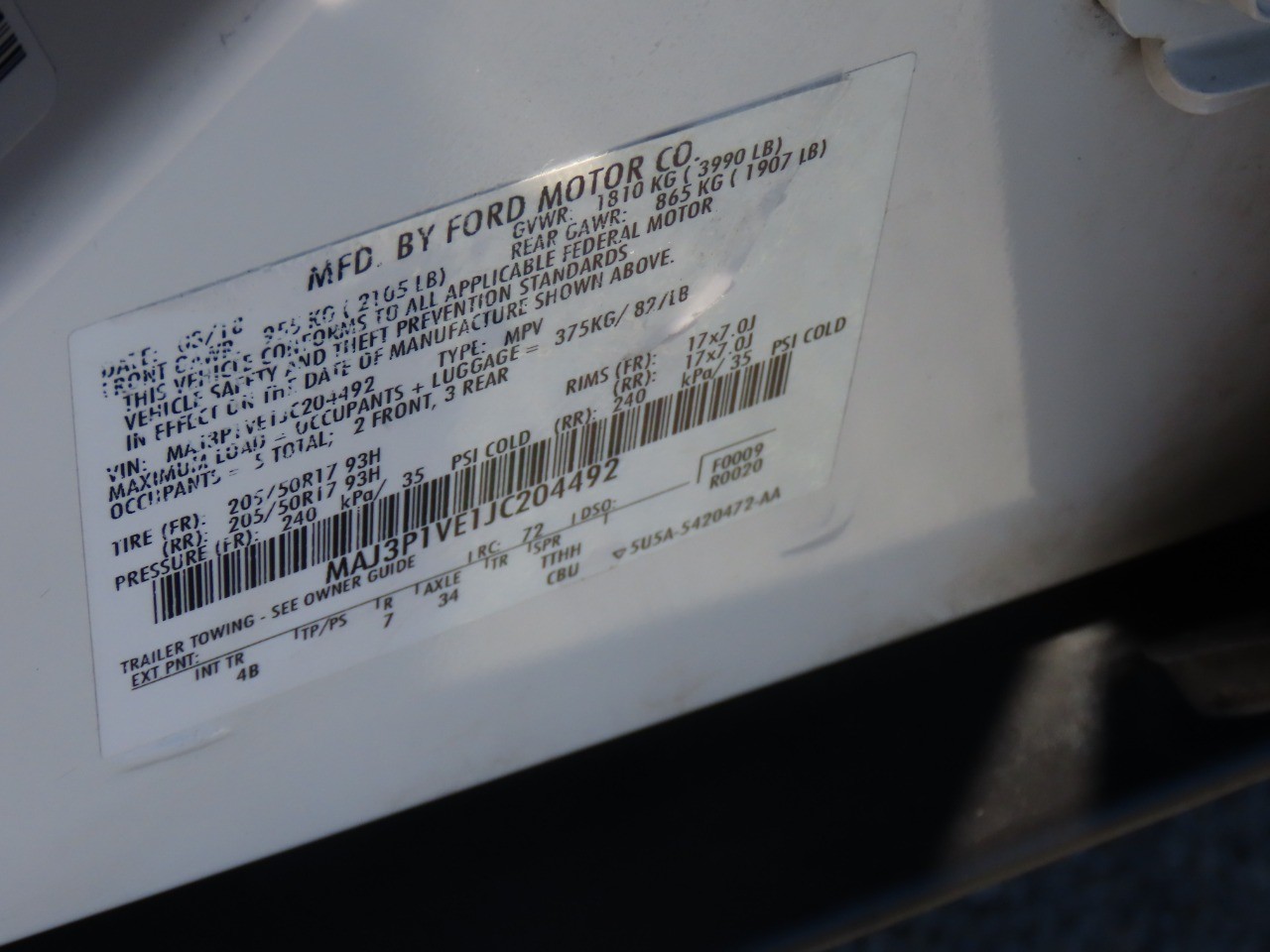 used 2018 Ford EcoSport car, priced at $8,999