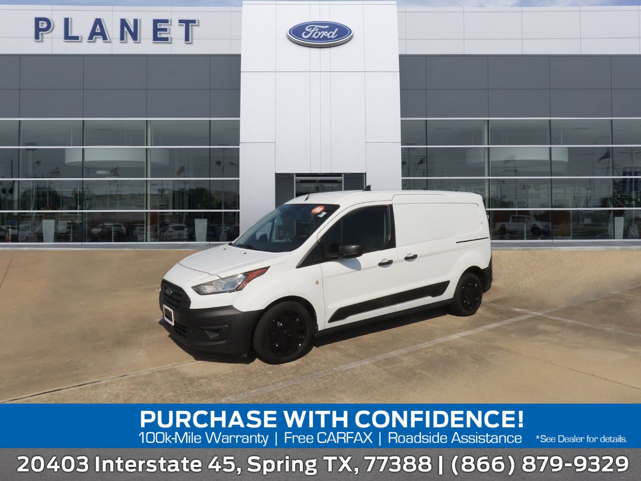 2021 Ford Transit Connect Van XL Frozen White at Planet Ford