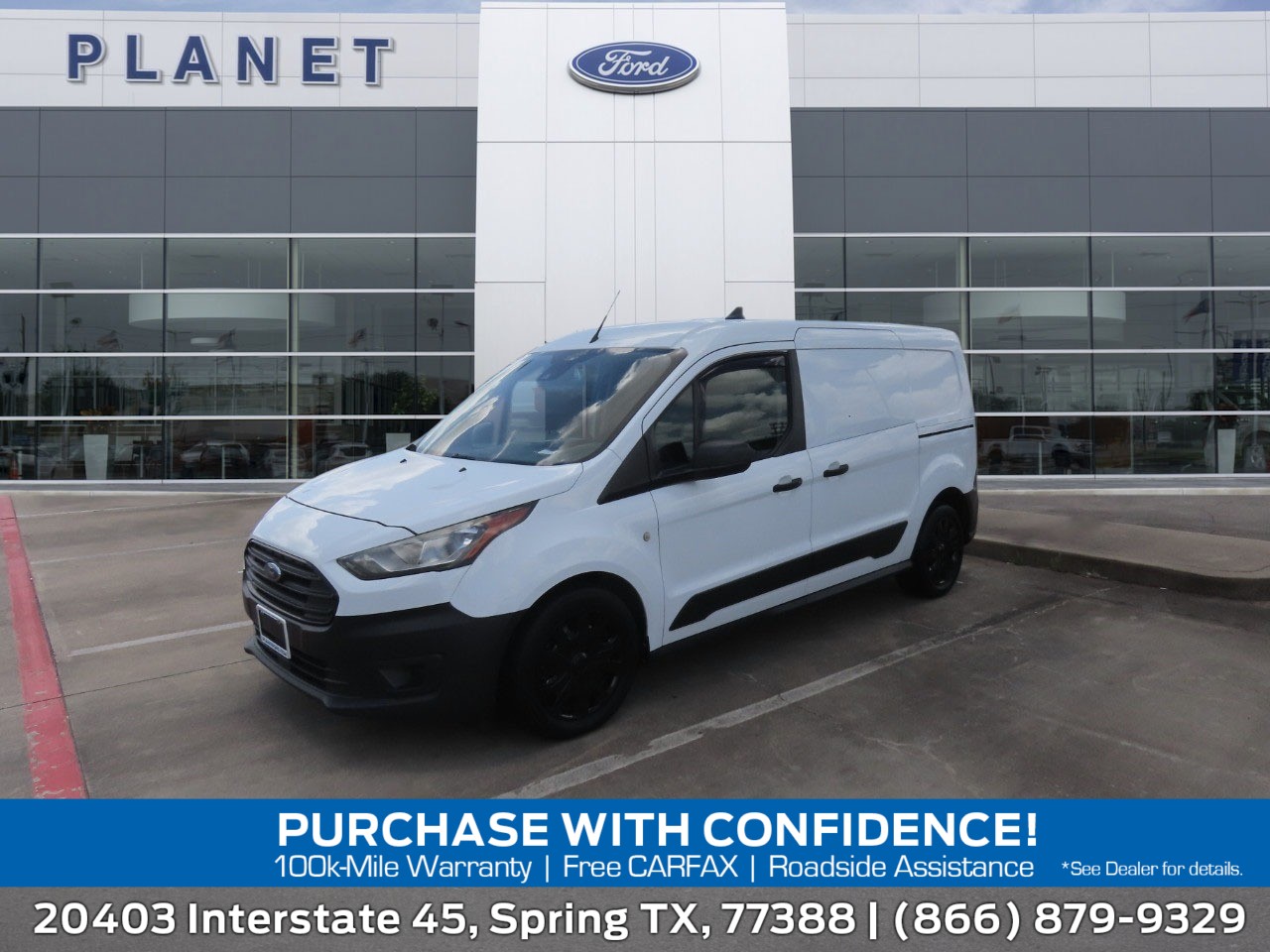 2021 Ford Transit Connect Van XL Frozen White at Planet Ford