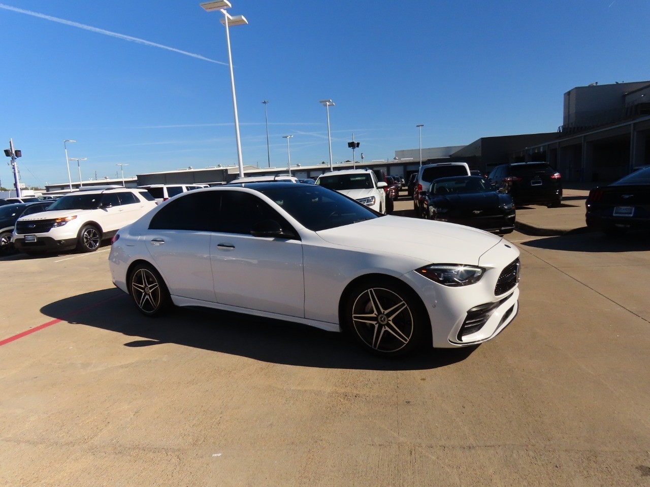 used 2022 Mercedes-Benz C-Class car, priced at $32,999