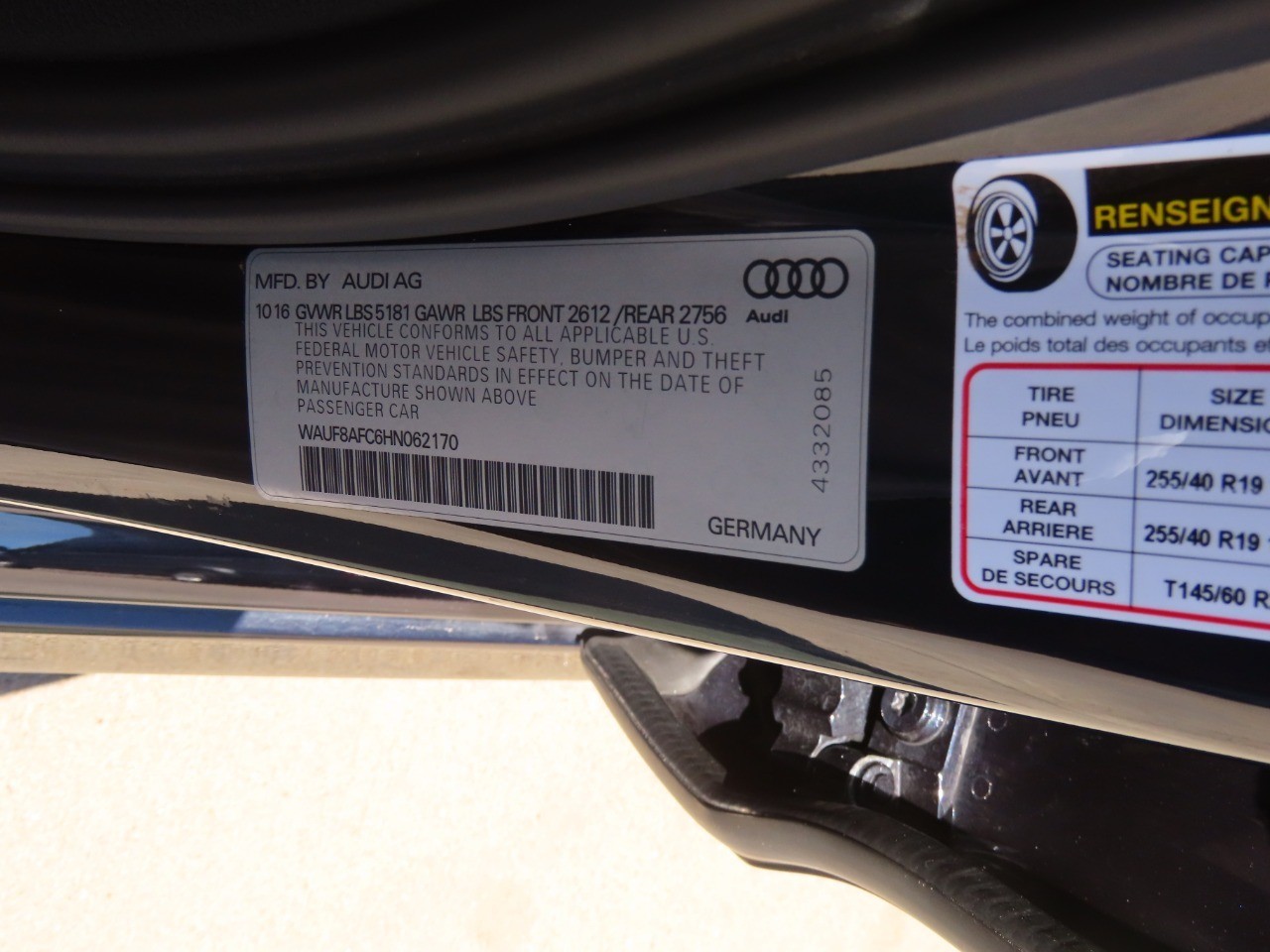 used 2017 Audi A6 car, priced at $9,999