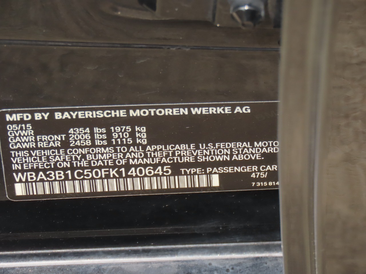 2015 BMW 3-Series photo 30 of 30