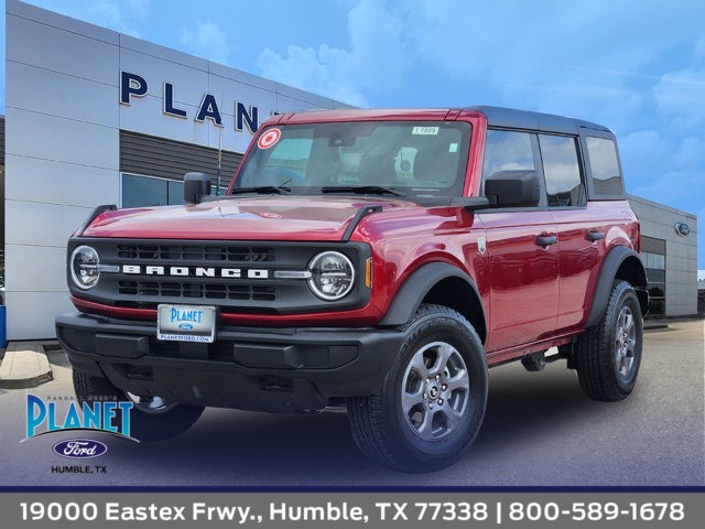 Ruby Red Metallic Tinted Clearcoat 2025 Ford Bronco Big Bend 4-Door 4WD SUV / Crossover Four-Wheel Drive 7-Speed Manual