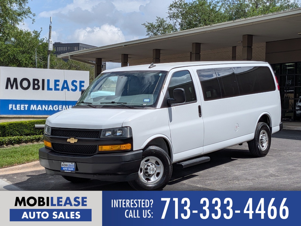 Summit White 2023 Chevrolet Express 3500 LS Extended RWD Van Rear-Wheel Drive 8-Speed Automatic