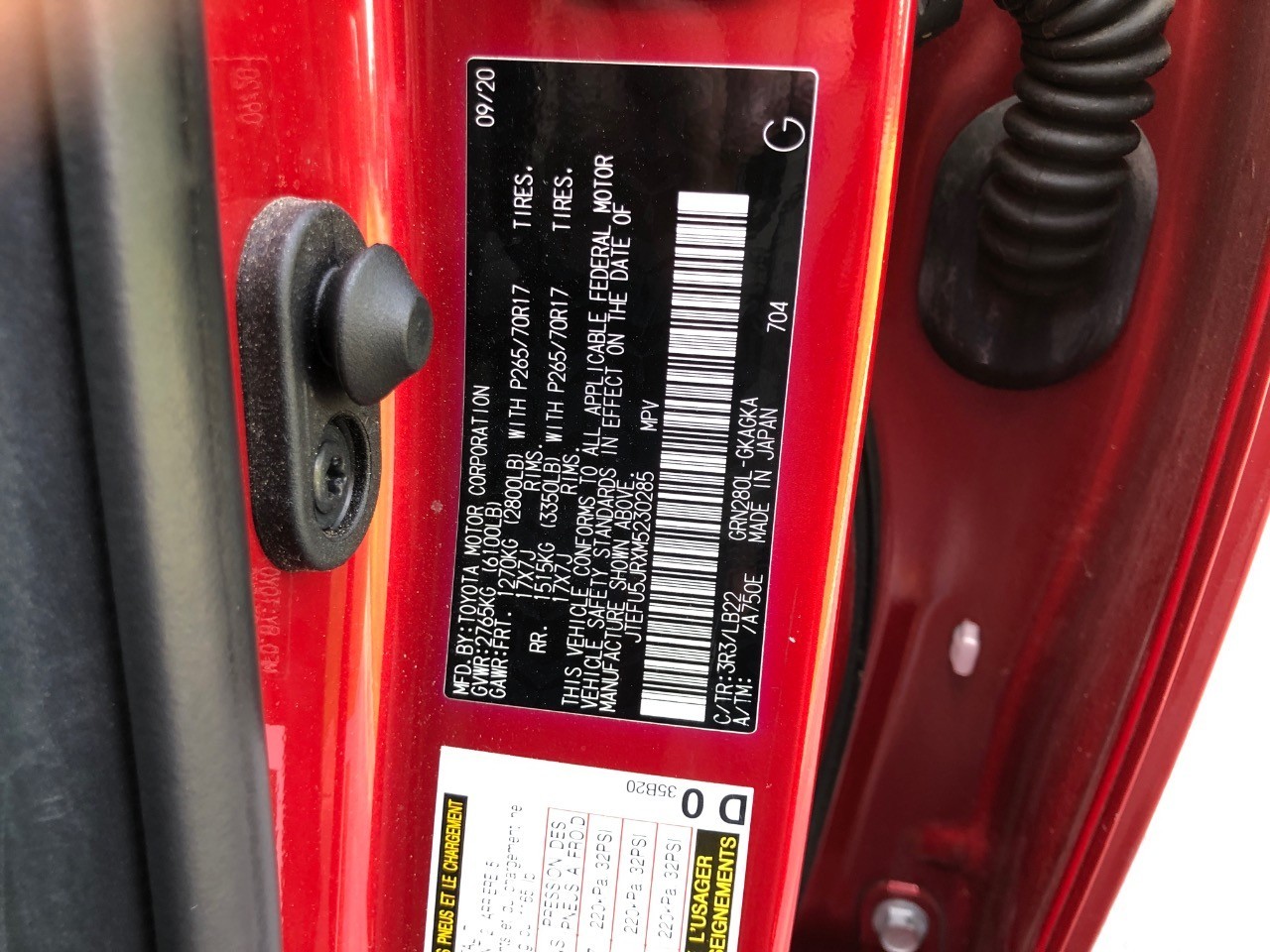 2021 Toyota 4Runner SR5 Premium 2WD (Natl) photo