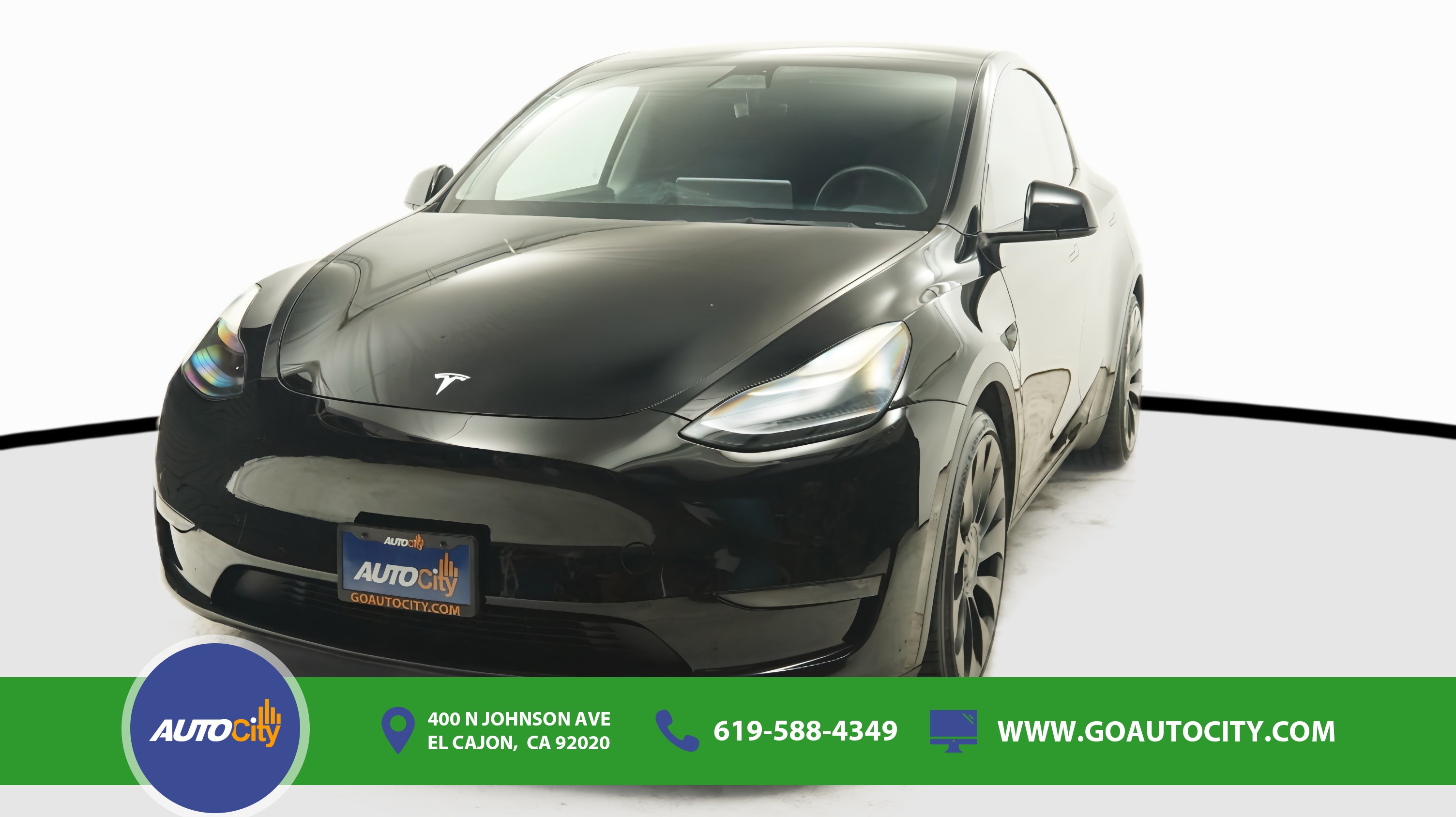 Black 2022 Tesla Model Y SUV / Crossover All-Wheel Drive 1-Speed Automatic