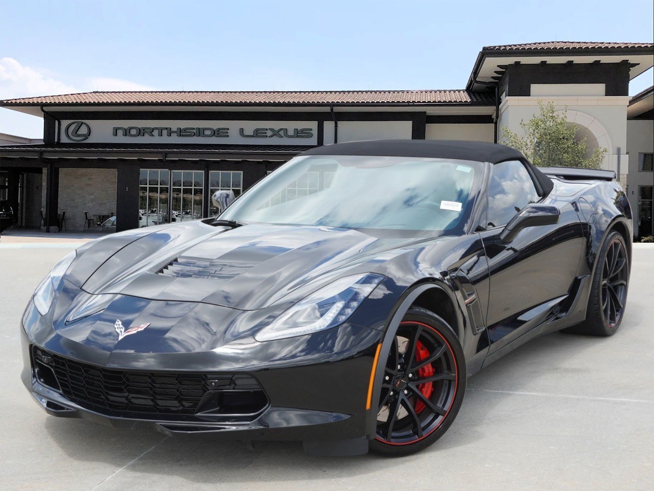 Black 2019 Chevrolet Corvette Grand Sport 3LT Convertible RWD Convertible Rear-Wheel Drive 8-Speed Automatic