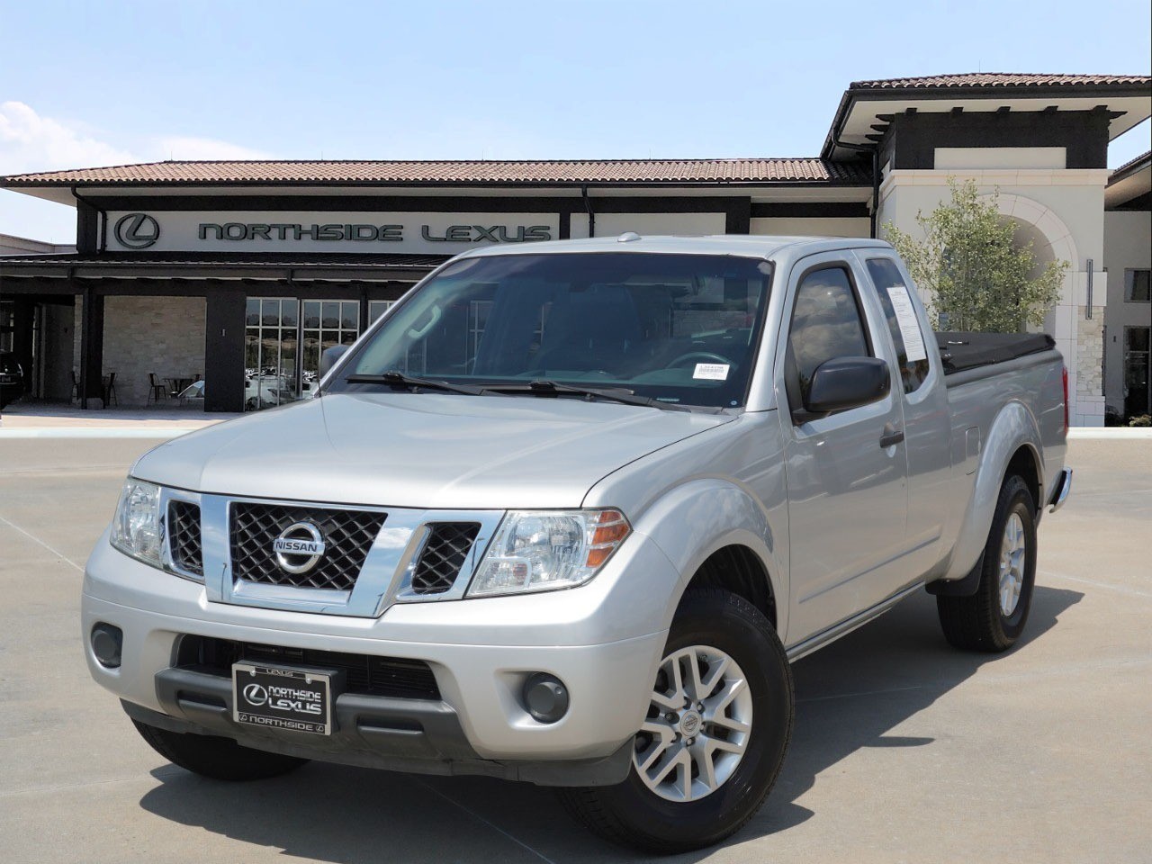 Silver 2015 Nissan Frontier Pickup Truck 4X2 5-Speed Automatic Overdrive