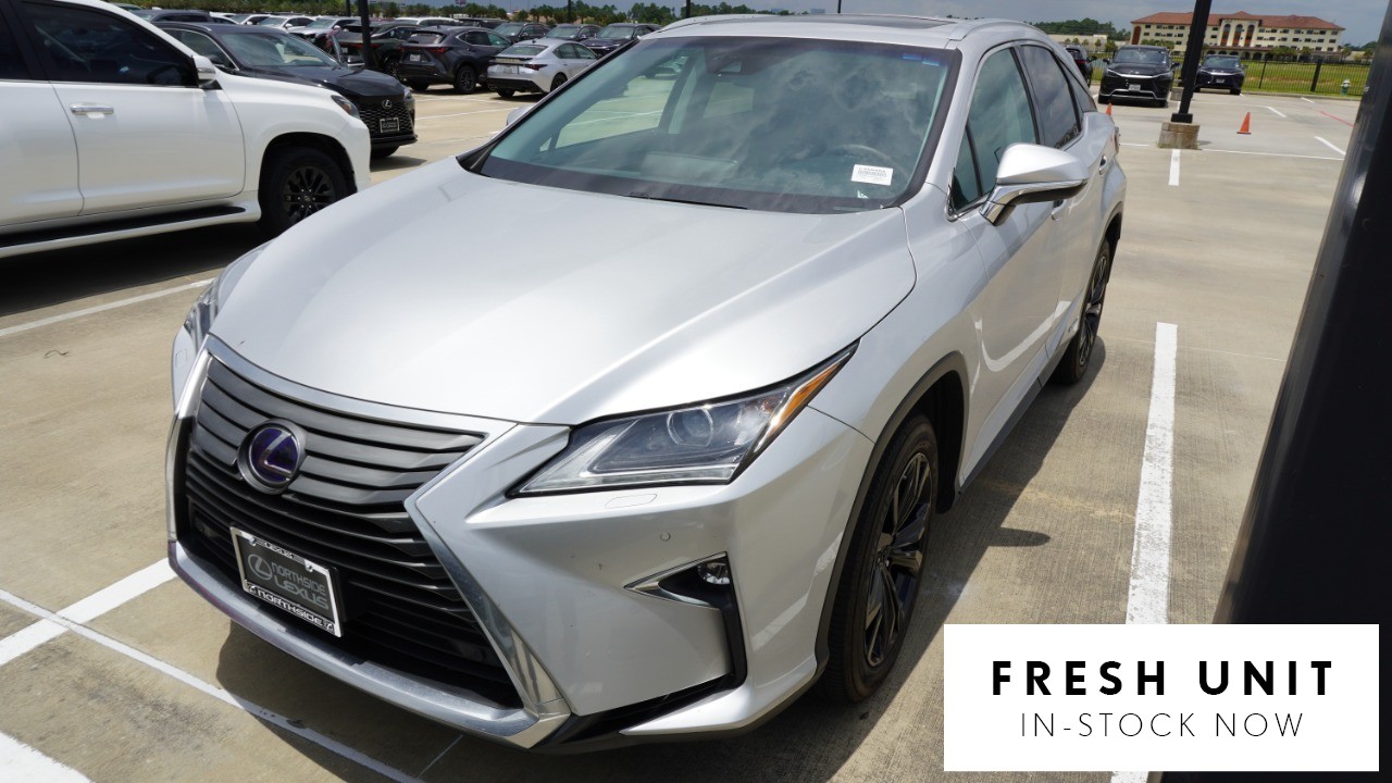 Silver 2016 Lexus RX Hybrid SUV / Crossover All-Wheel Drive Continuously Variable Transmission