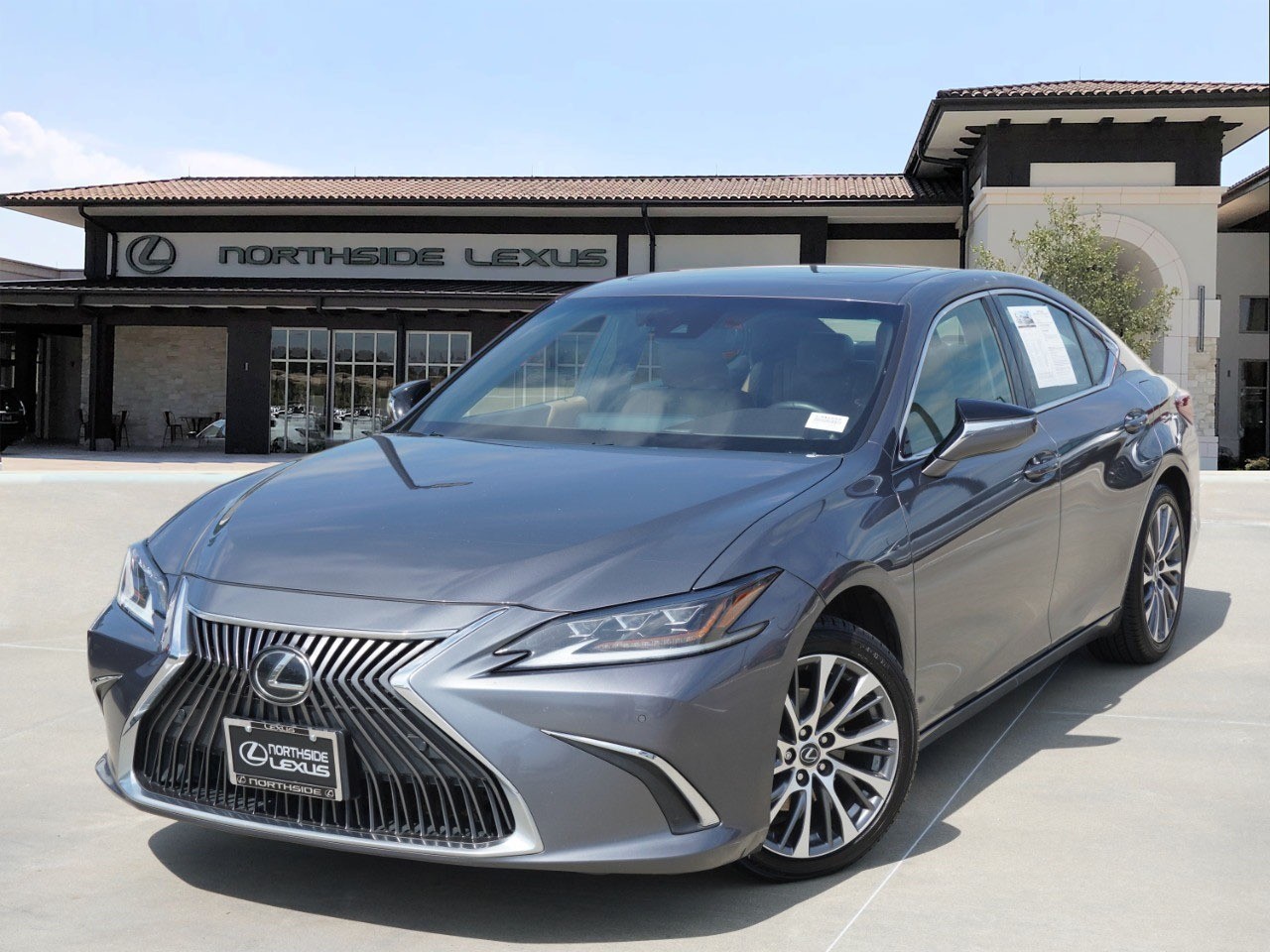Gray 2019 Lexus ES 350 Luxury FWD Sedan Front-Wheel Drive 8-Speed Automatic