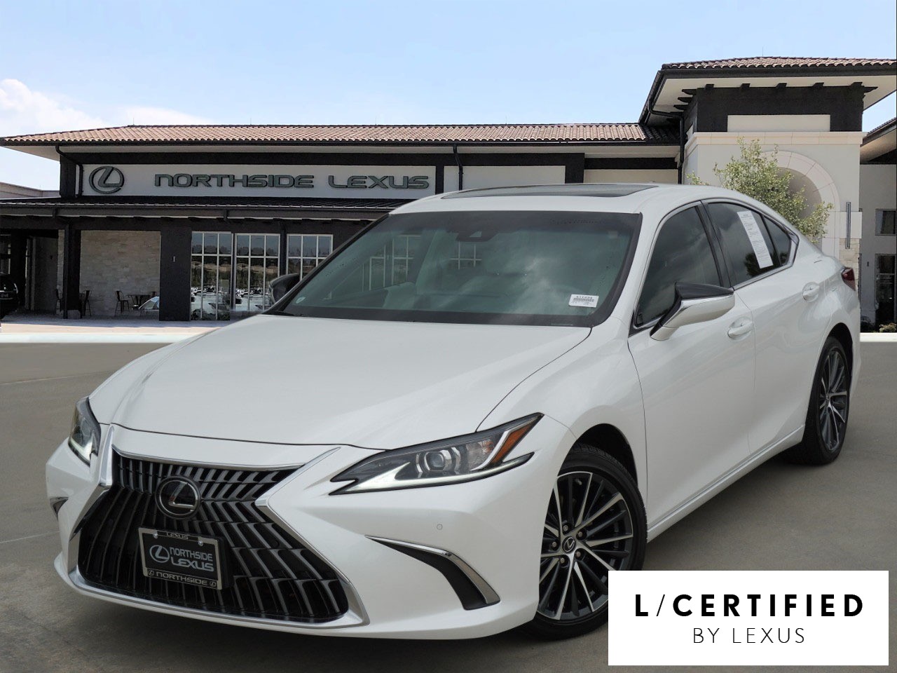 White 2023 Lexus ES 350 FWD Sedan Front-Wheel Drive 8-Speed Automatic