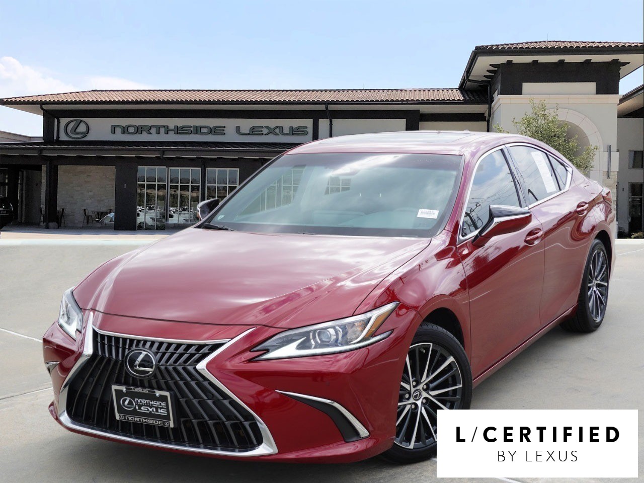 Red 2025 Lexus ES 350 FWD Sedan Front-Wheel Drive 8-Speed Automatic