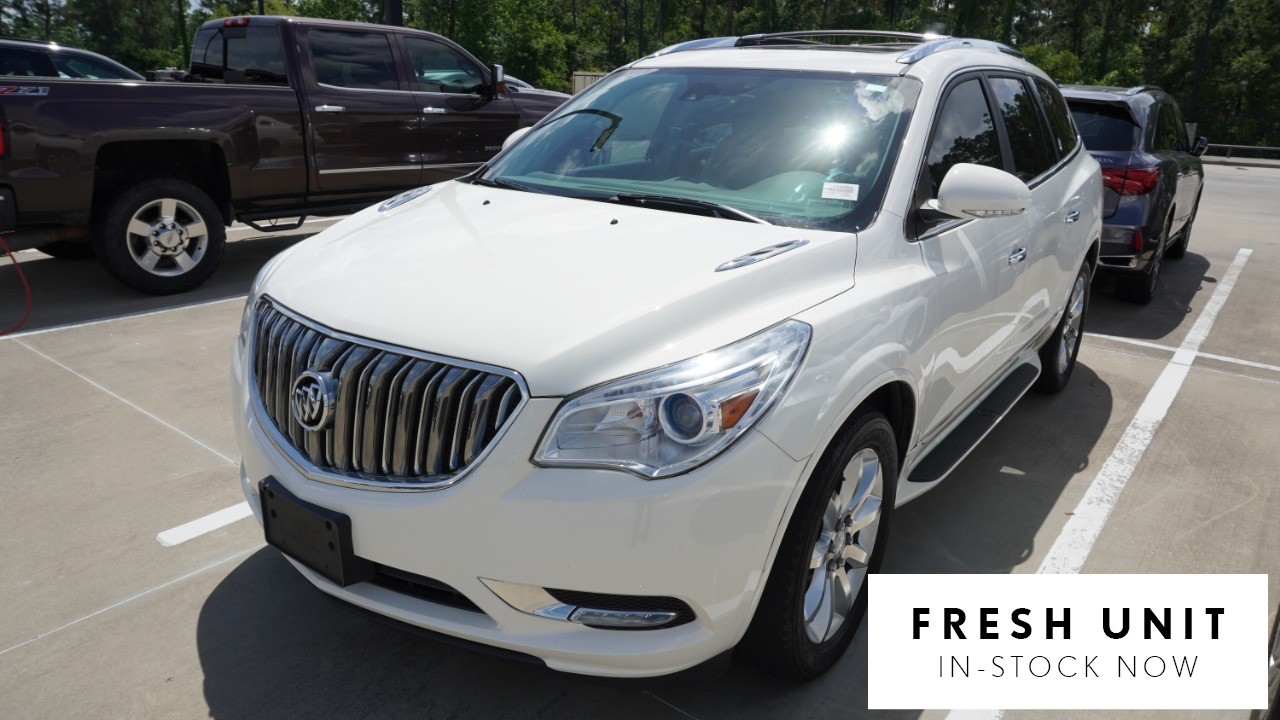 White 2014 Buick Enclave Premium FWD SUV / Crossover Front-Wheel Drive 6-Speed Automatic