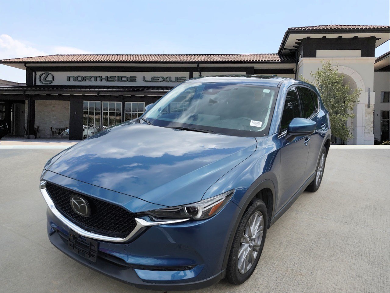 Blue 2021 Mazda CX-5 Grand Touring FWD SUV / Crossover Front-Wheel Drive 6-Speed Automatic