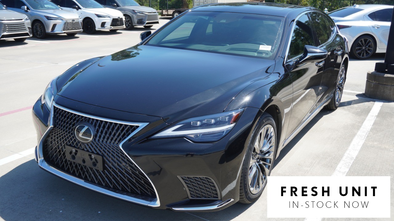 Black 2021 Lexus LS Sedan Rear-Wheel Drive Automatic