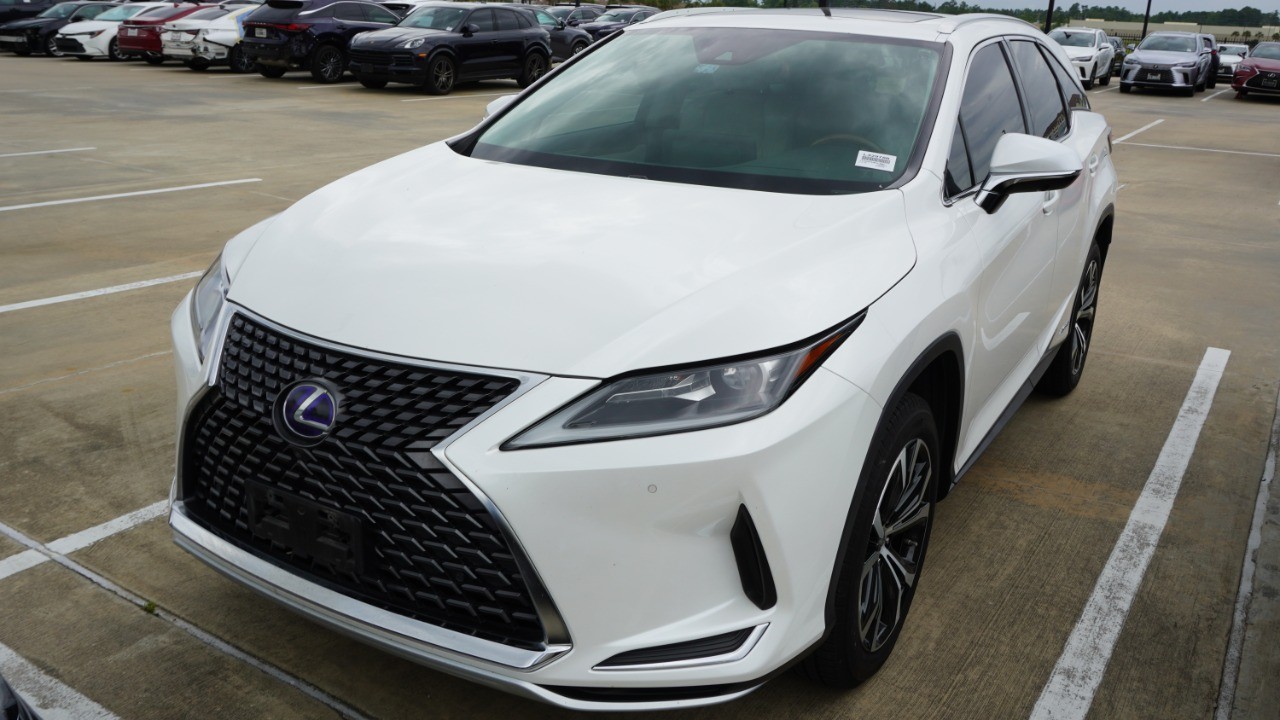 White 2021 Lexus RX Hybrid 450hL AWD SUV / Crossover All-Wheel Drive Continuously Variable Transmission
